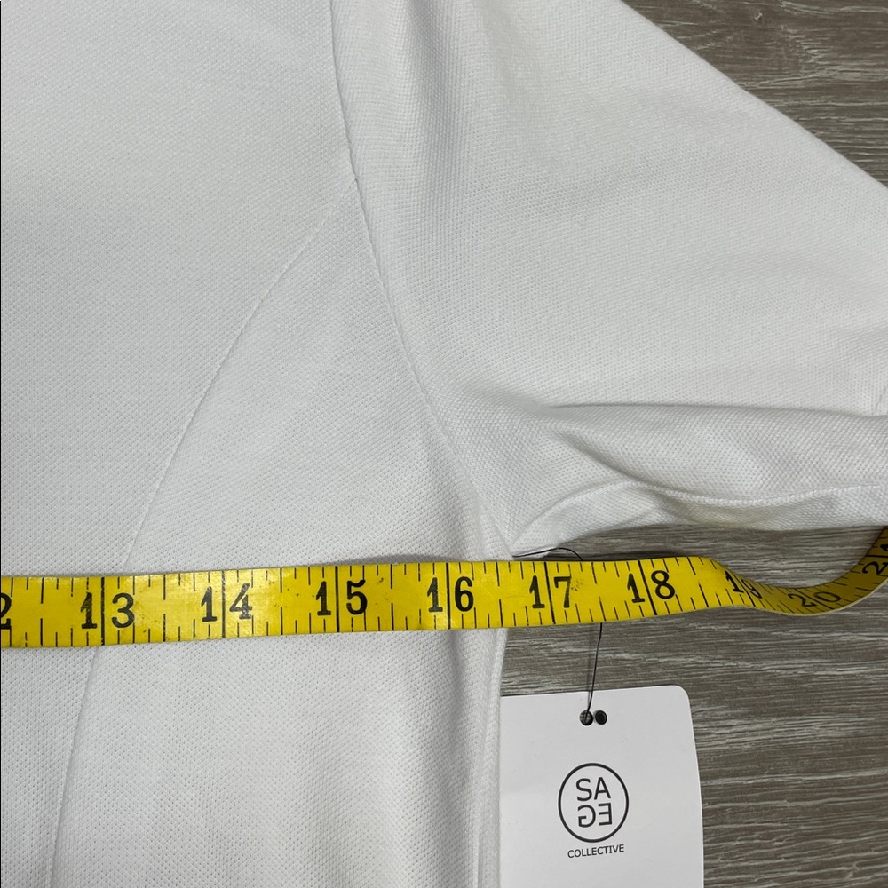 NWT SAGE Collective Pro Shop Short Sleeve Volley Stretch Sport Dress Pockets M - Picture 11 of 16